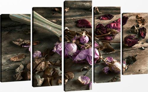 5 Parçalı Kanvas Tablo 60x100 cm