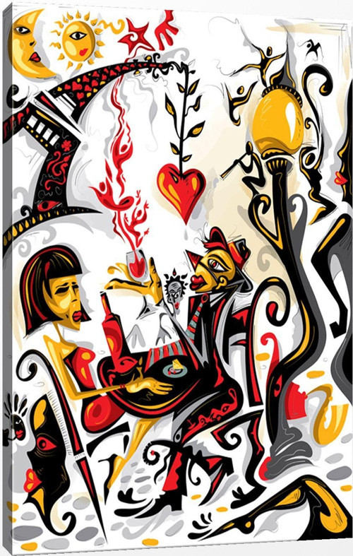 50x70 cm Dekoratif Kanvas Tablo