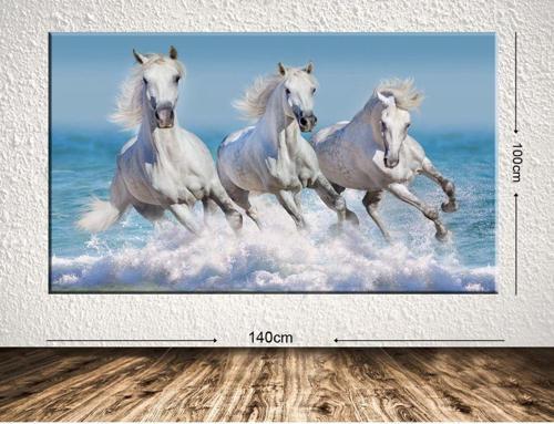 Dev Boyut Dekoratif Kanvas Tablo 100x140 cm