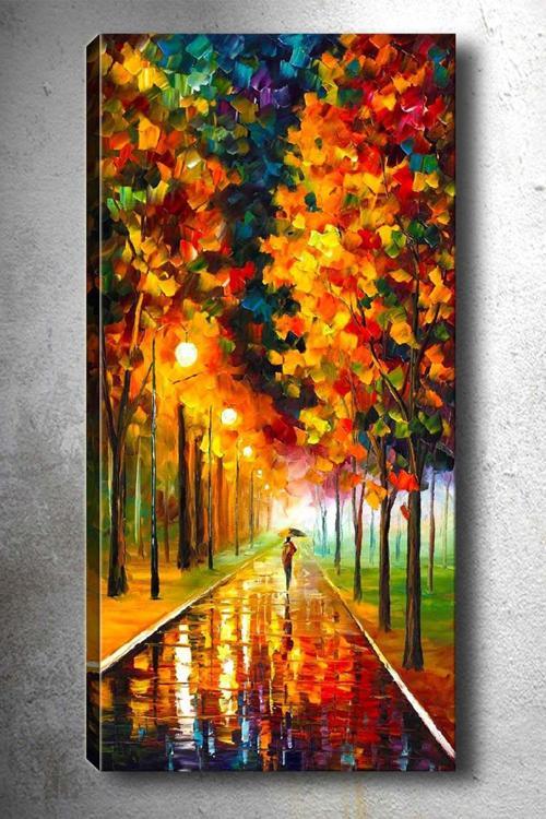 30x90 cm Dekoratif Kanvas Tablo