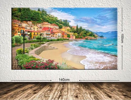 Dev Boyut Manzara Kanvas Tablo 100x140 cm