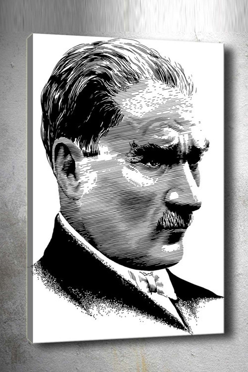 30x40 cm Atatürk Kanvas Tablo