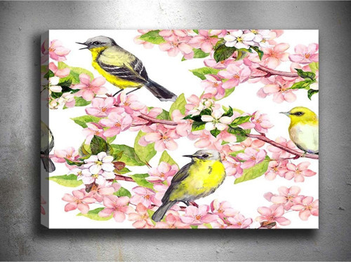 30x40 cm Tropikal Kanvas Tablo