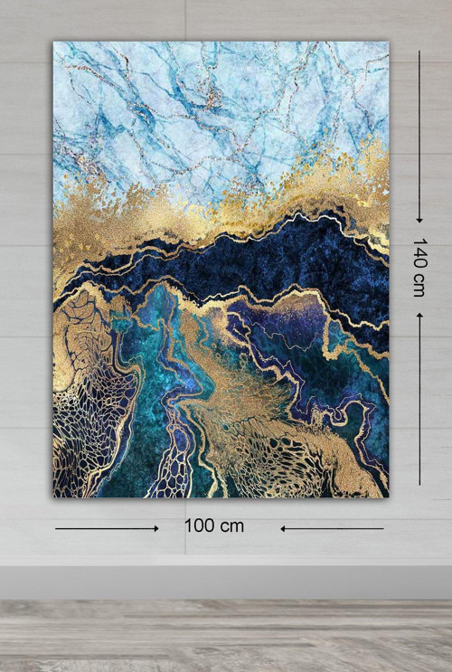 Dev Boyut Dekoratif Kanvas Tablo 100x140 cm