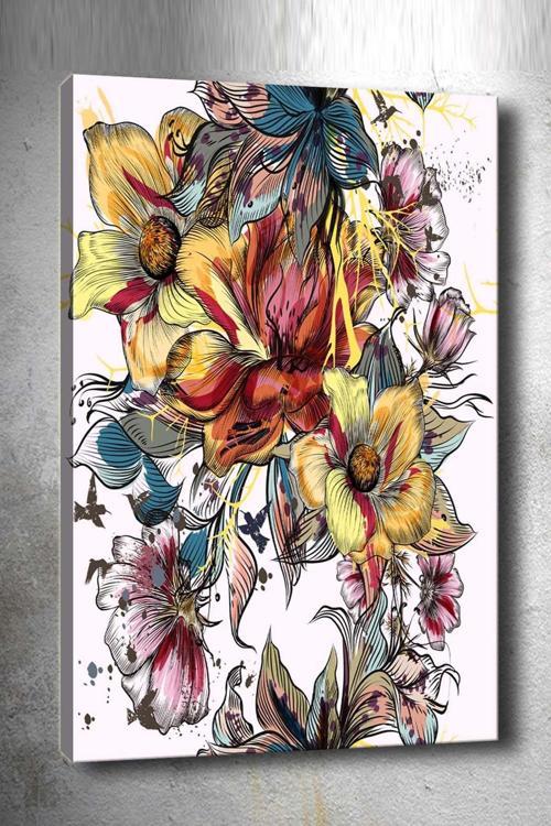 30x40 cm Çiçek Kanvas Tablo