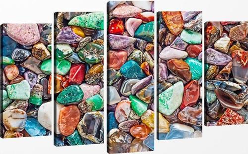 5 Parçalı Kanvas Tablo 60x100 cm