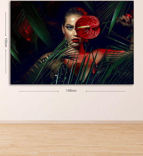 Dev Boyut Dekoratif Kanvas Tablo 100x140 cm