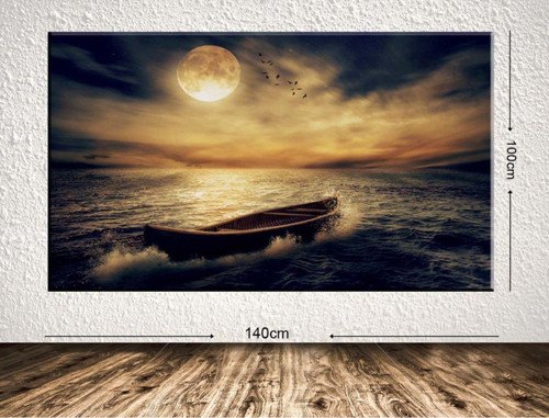 Dev Boyut Manzara Kanvas Tablo 100x140 cm