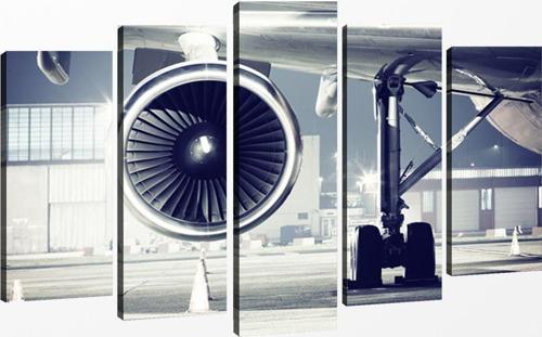 5 Parçalı Kanvas Tablo 60x100 cm