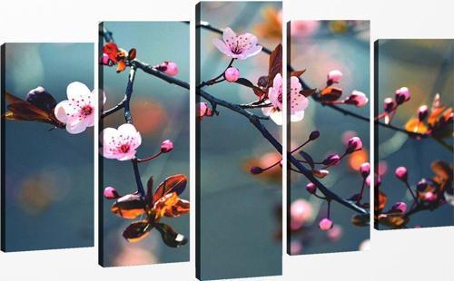 5 Parçalı Kanvas Tablo 60x100 cm