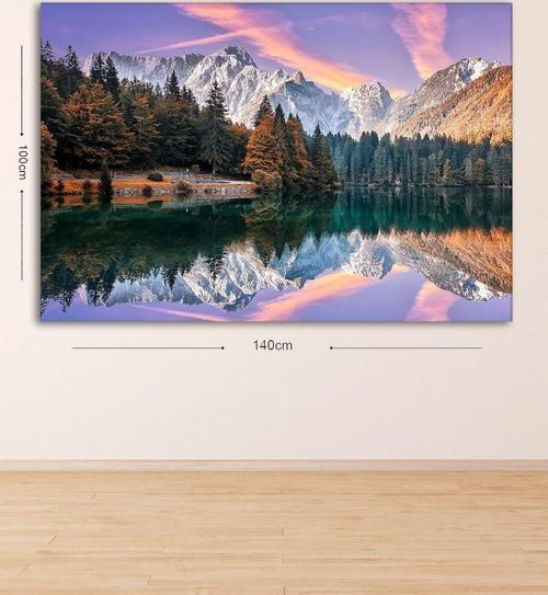 Dev Boyut Dekoratif Kanvas Tablo 100x140 cm