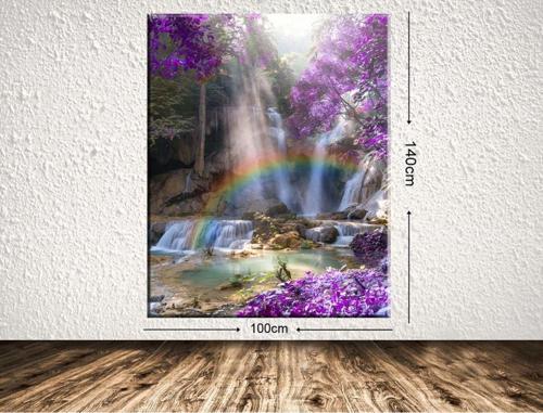 Dev Boyut Manzara Kanvas Tablo 100x140 cm