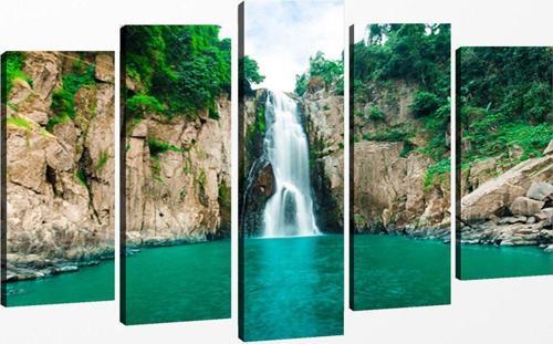 5 Parçalı Kanvas Tablo 60x100 cm
