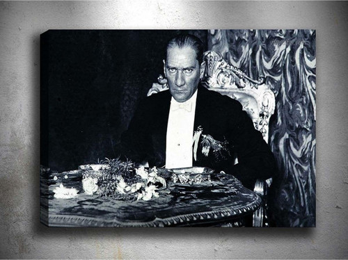 30x40 cm Atatürk Kanvas Tablo