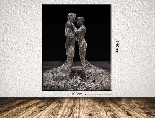Dev Boyut Dekoratif Kanvas Tablo 100x140 cm