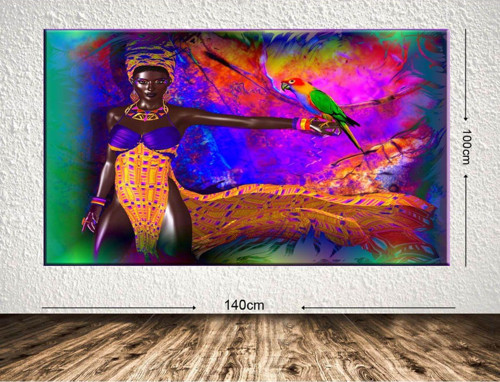 Dev Boyut Dekoratif Kanvas Tablo 100x140 cm