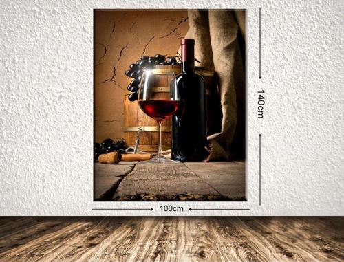Dev Boyut Dekoratif Kanvas Tablo 100x140 cm