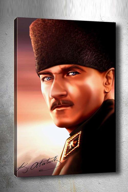 30x40 cm Atatürk Kanvas Tablo