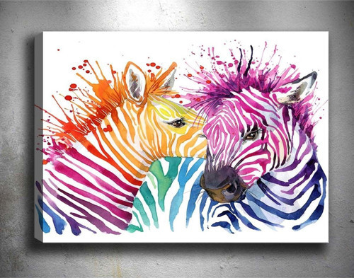 30x40 cm Tropikal Kanvas Tablo