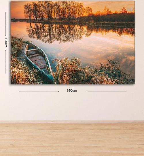 Dev Boyut Dekoratif Kanvas Tablo 100x140 cm