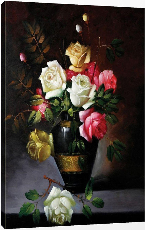 50x70 cm Çiçek Kanvas Tablo
