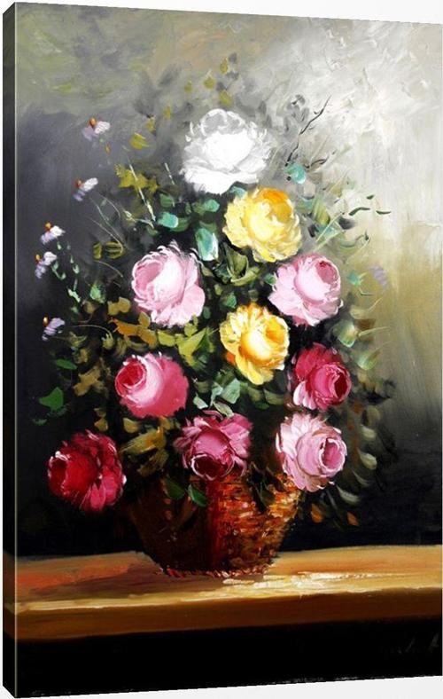50x70 cm Çiçek Kanvas Tablo