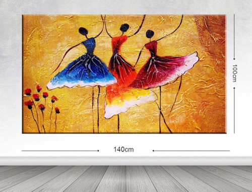 Dev Boyut Dekoratif Kanvas Tablo 100x140 cm