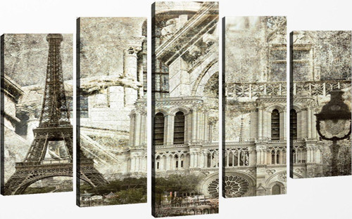 5 Parçalı Kanvas Tablo 60x100 cm
