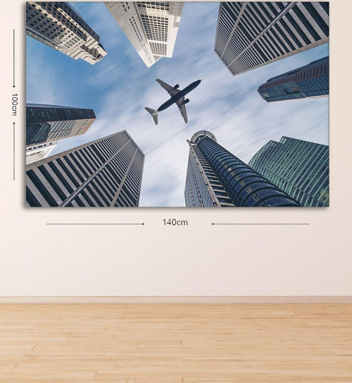 Dev Boyut Dekoratif Kanvas Tablo 100x140 cm