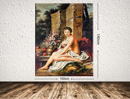 Dev Boyut Dekoratif Kanvas Tablo 100x140 cm