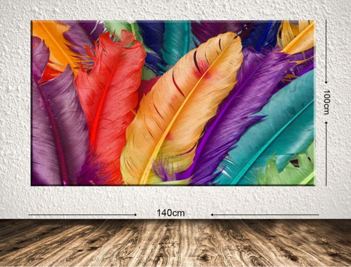 Dev Boyut Dekoratif Kanvas Tablo 100x140 cm