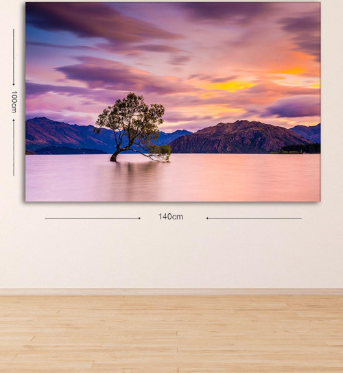 Dev Boyut Dekoratif Kanvas Tablo 100x140 cm