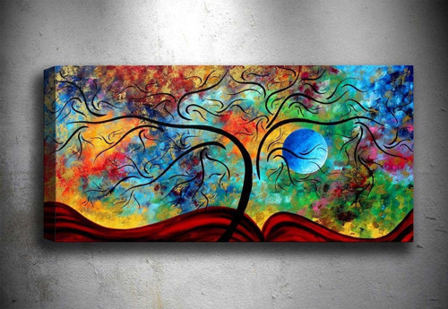 30x90 cm Dekoratif Kanvas Tablo