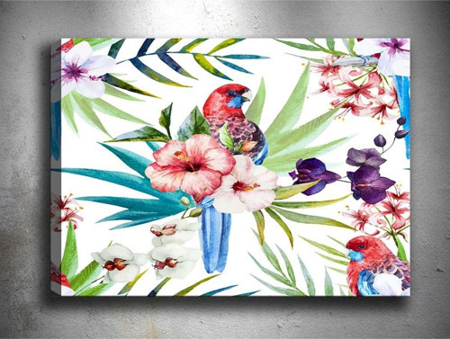 30x40 cm Tropikal Kanvas Tablo