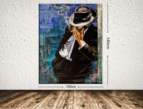 Dev Boyut Dekoratif Kanvas Tablo 100x140 cm