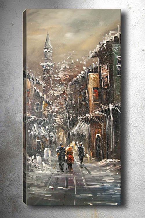 30x90 cm Manzara Kanvas Tablo