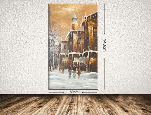 Dev Boyut Manzara Kanvas Tablo 60x140 cm
