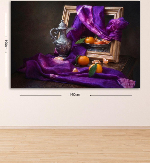 Dev Boyut Dekoratif Kanvas Tablo 100x140 cm