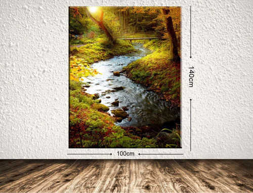 Dev Boyut Manzara Kanvas Tablo 100x140 cm