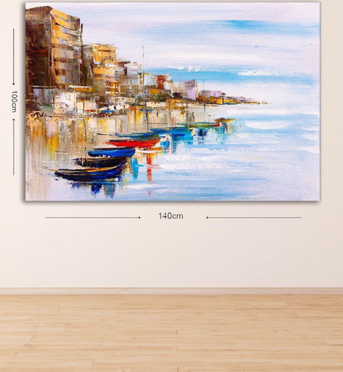 Dev Boyut Dekoratif Kanvas Tablo 100x140 cm