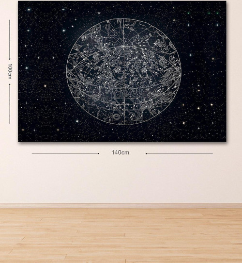 Dev Boyut Dekoratif Kanvas Tablo 100x140 cm