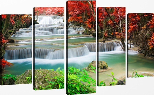 5 Parçalı Kanvas Tablo 60x100 cm