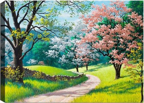 50x70 cm Manzara Kanvas Tablo