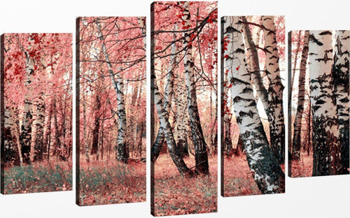 5 Parçalı Kanvas Tablo 60x100 cm