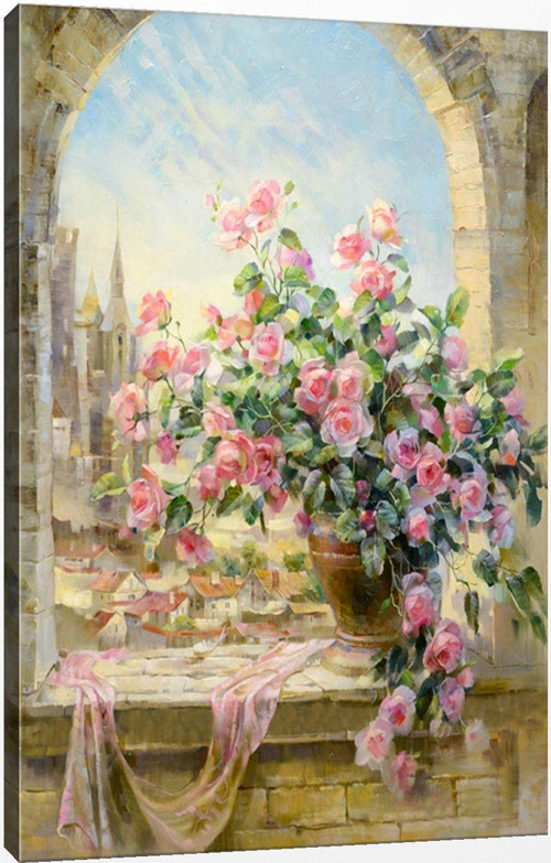 50x70 cm Çiçek Kanvas Tablo