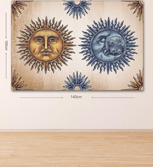 Dev Boyut Dekoratif Kanvas Tablo 100x140 cm