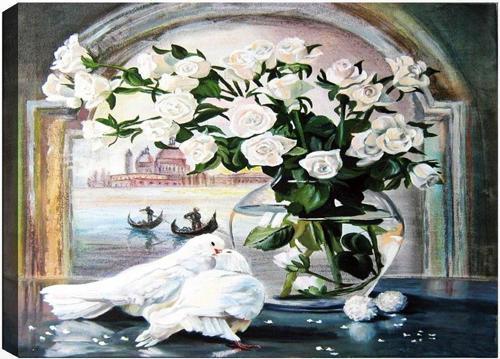 50x70 cm Çiçek Kanvas Tablo