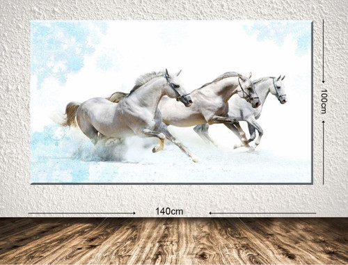 Dev Boyut Dekoratif Kanvas Tablo 100x140 cm