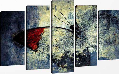 5 Parçalı Kanvas Tablo 60x100 cm