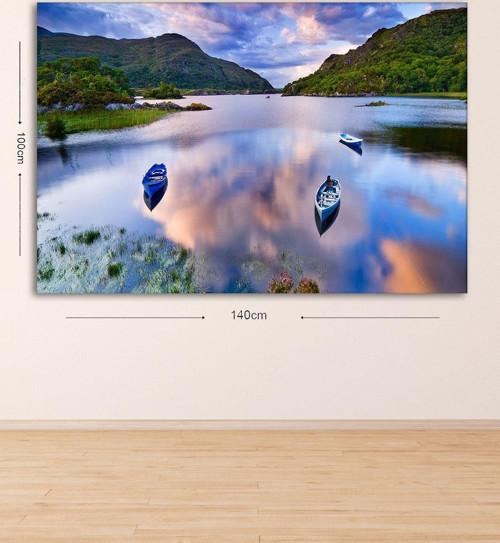 Dev Boyut Dekoratif Kanvas Tablo 100x140 cm